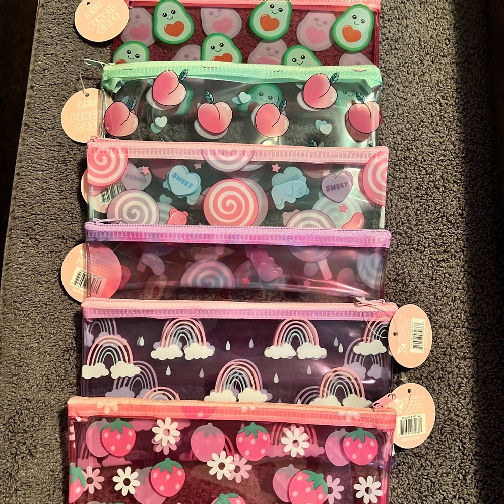 Adore pencil pouches.